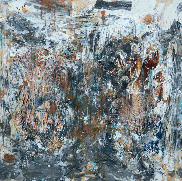 《拈花之手》 综合材料  180<em></em>x180cm 2014