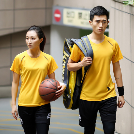 定制短袖速干工作服男士运动T恤衫户外圆领广告衫马拉松定做logo