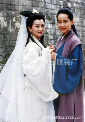 影视古装 许仙新白娘子传奇服装小青法海服装白蛇传古装演出服装