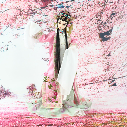 东方韵古装古代娃娃 戏剧娃娃杜十娘京剧娃娃手工艺术品送礼收藏