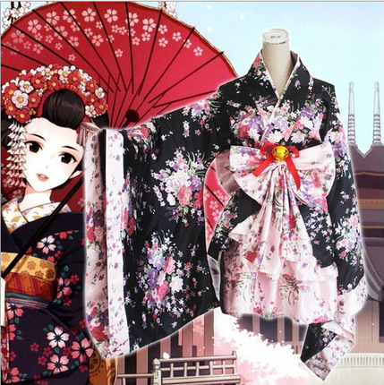 6件套全套重樱花Cosplay动漫服装日本和服女仆装 洛丽塔公主洋装