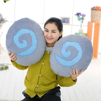 热卖批发炉石抱枕炉石传说游戏抱枕毛绒玩具公仔可加工定制招代理