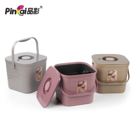 品彩MT5121-5122品悦茶渣桶 新款塑料家用茶渣桶 实用客厅垃圾桶
