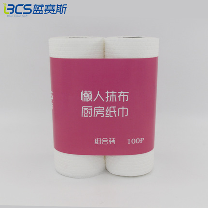 厨房用纸吸油吸水一次性卷纸加厚纸巾家务清洁干湿两用懒人抹布