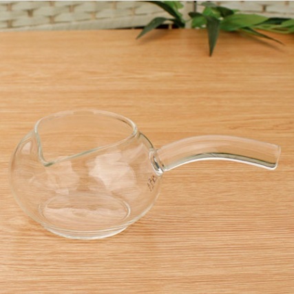 正品 耐热玻璃长把带把公道杯 公杯茶海茶盅功夫 茶具配件300ML
