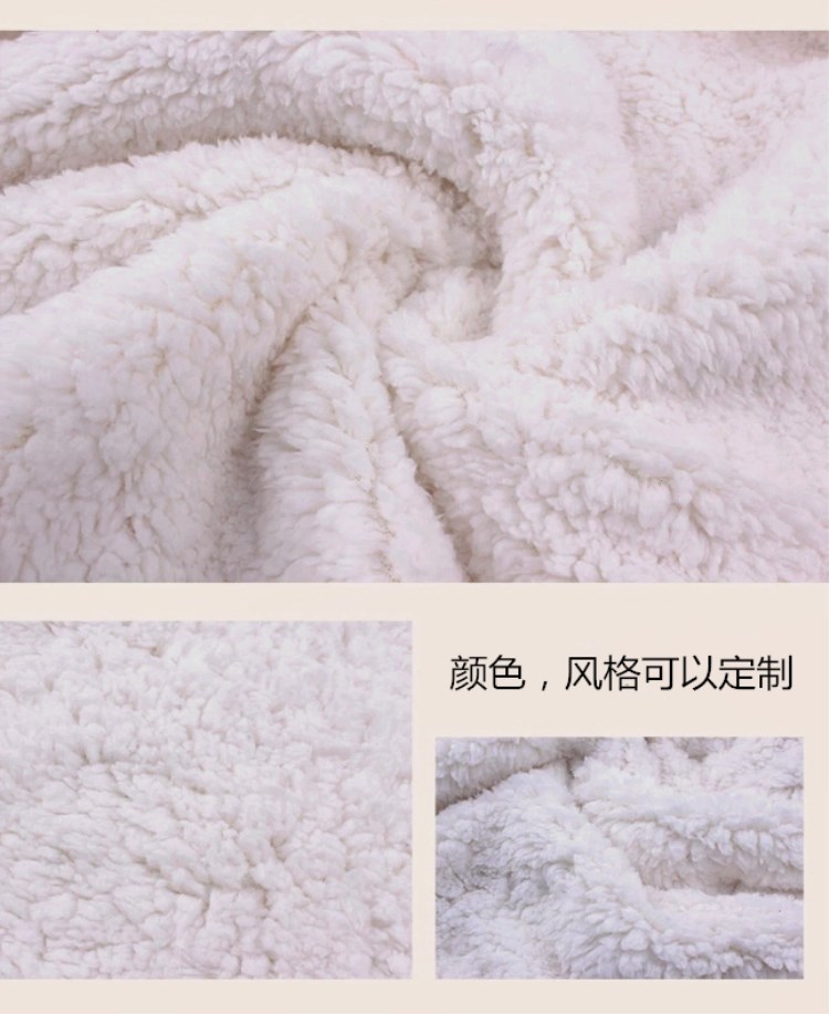 厂家现货批发 全涤纶黑色舒棉绒深蓝面料 服装家居用品用料