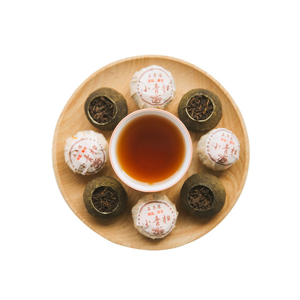 2018年新会小青柑普洱茶 5年宫廷柑普茶 普洱茶熟茶小青柑
