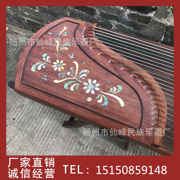 雪月典藏级古筝厂家直销扬州古筝厂家特价批发供应便提式演奏古筝