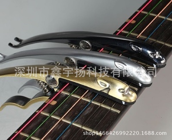 新款正品金属 吉他变调夹 乐器配件 厂家直销批发 两用变调夹 OEM