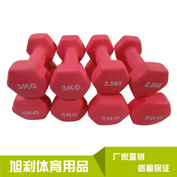 工厂直销六角磨砂哑铃 健身房专用哑铃健身器材 可定做颜色规格