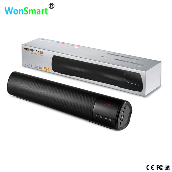 X88S蓝牙音箱礼品音响 无线连接低音炮插卡音箱 户外便携音箱