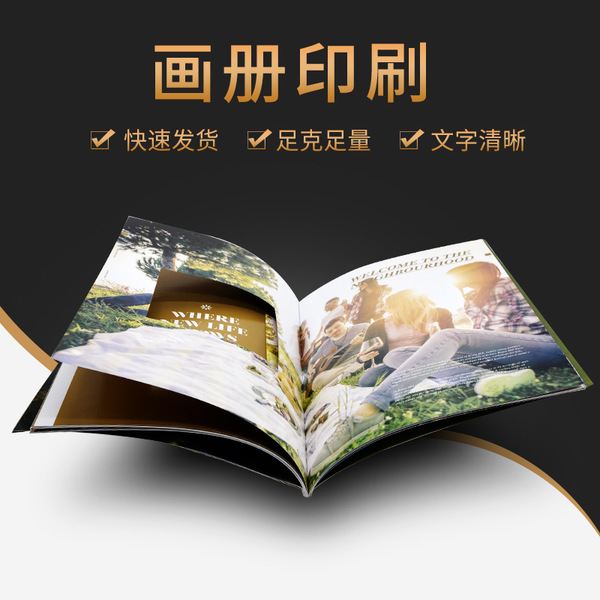 宣传手册定制彩页印刷企业画册说明书定做样本宣传册封套目录手册 举报