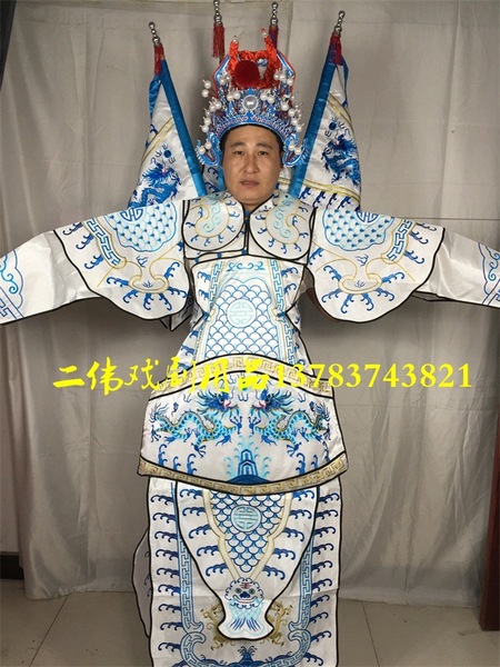 戏曲戏剧服装 武生武将服装男靠 大男靠