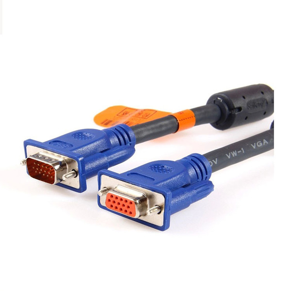 vga cable 延长线公对母VGA连接线电脑视频高清线厂家直销
