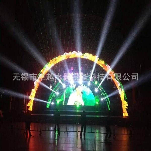 设计定制水幕电影喷泉夜景激光电影喷泉水景厂家承建人造水景工程