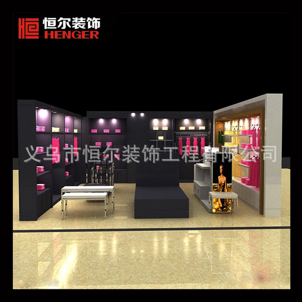 精品服装专卖店装修 服装展示柜 商业店面设计装修展柜 高品质