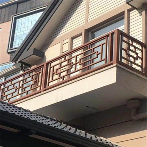 厂家直供 复古铝护栏 防盗铝窗花隔断 学校防护栏 免费设计定制