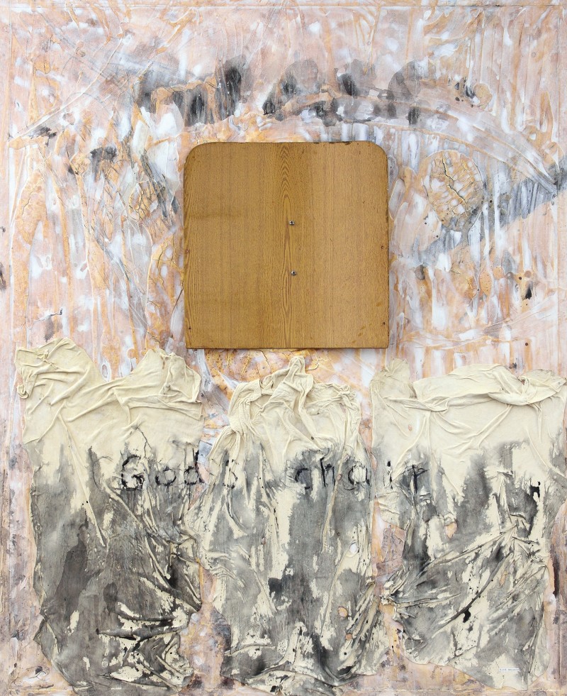 《众神之椅》 综合材料  162X134cm 2015