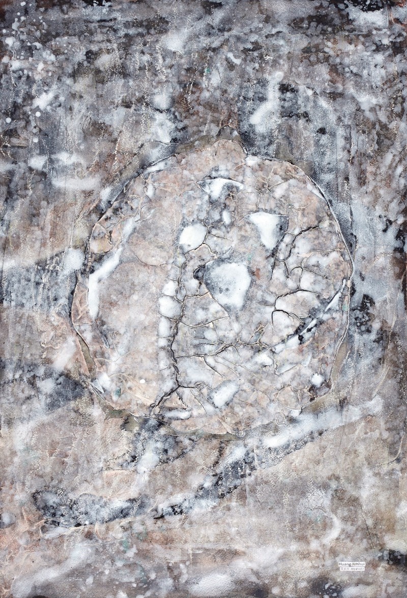 7 抽象2014—9  纸面综合材料  51X73CM   2014
